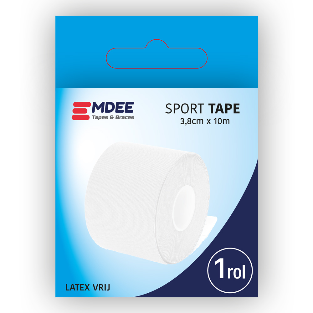 Emdee Sport tape 3,8cm*10m | Wit