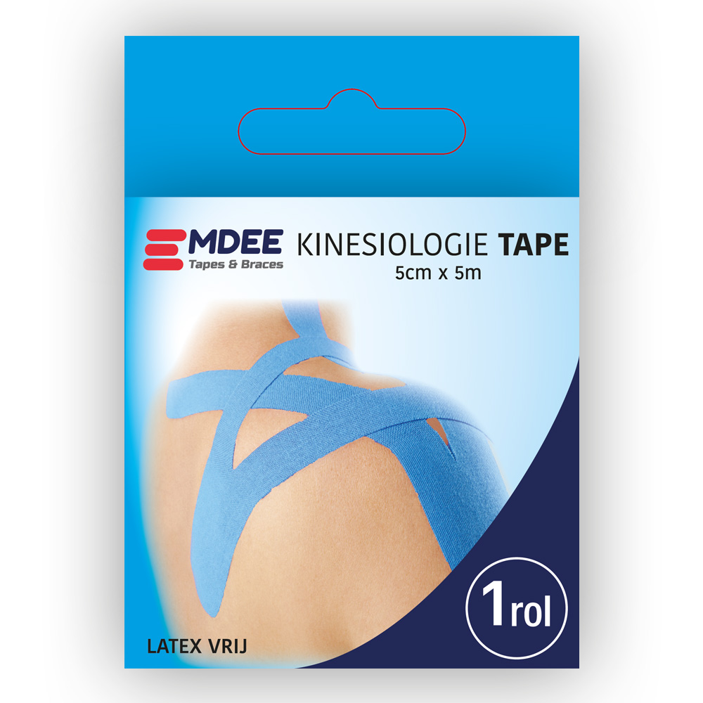 Emdee Kinesiologie Tape | Blauw (non-cut)