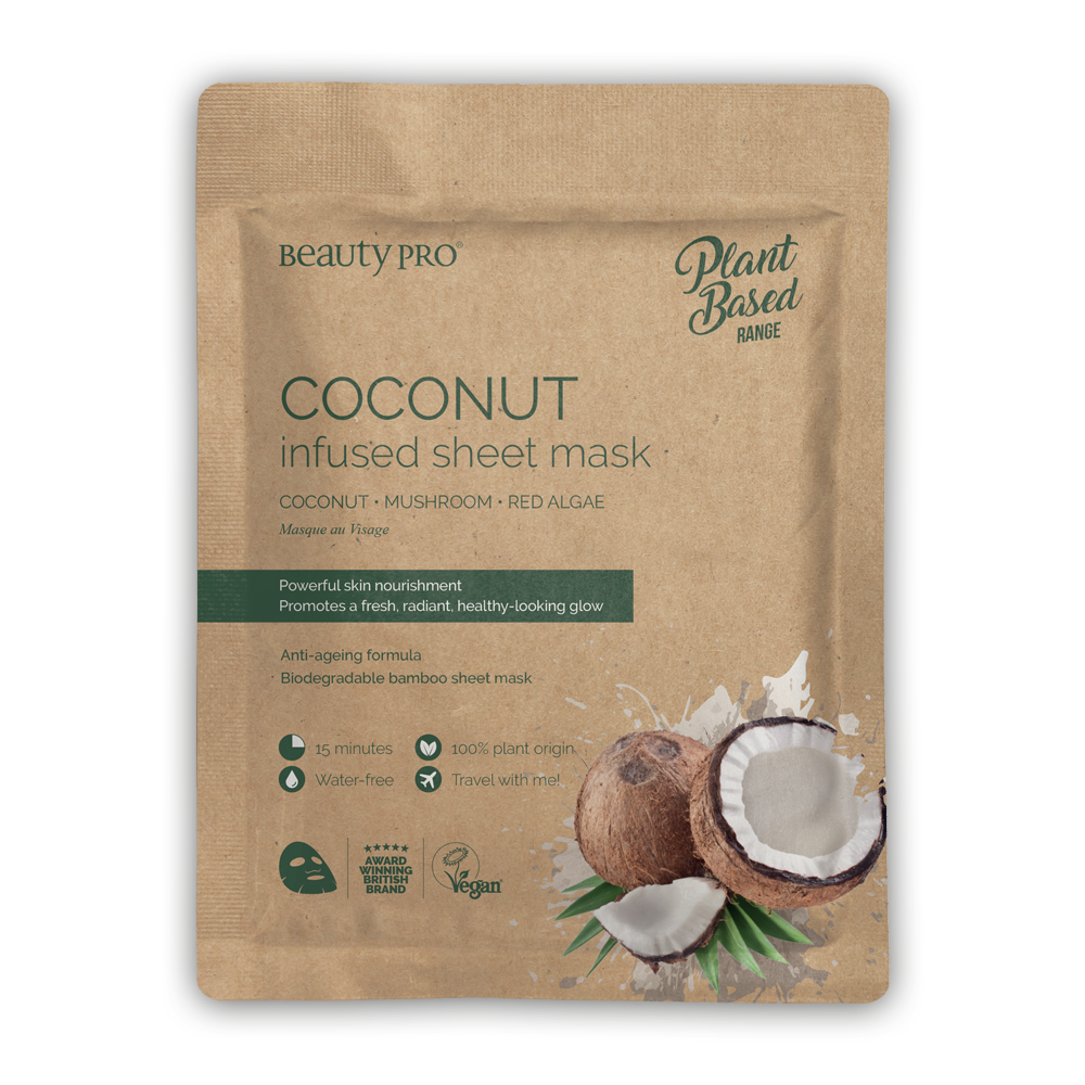 BeautyPro Coconut Oil Infused Sheet Face Masker
